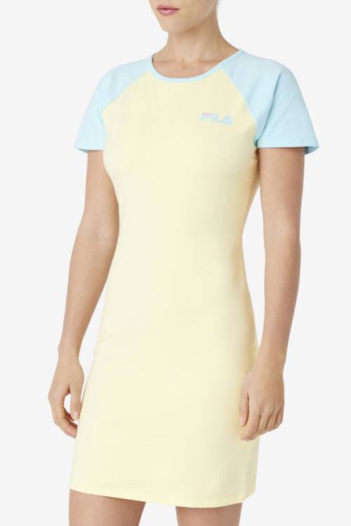 Fila Kyra Naisten Mekko Keltainen | Fila906UE