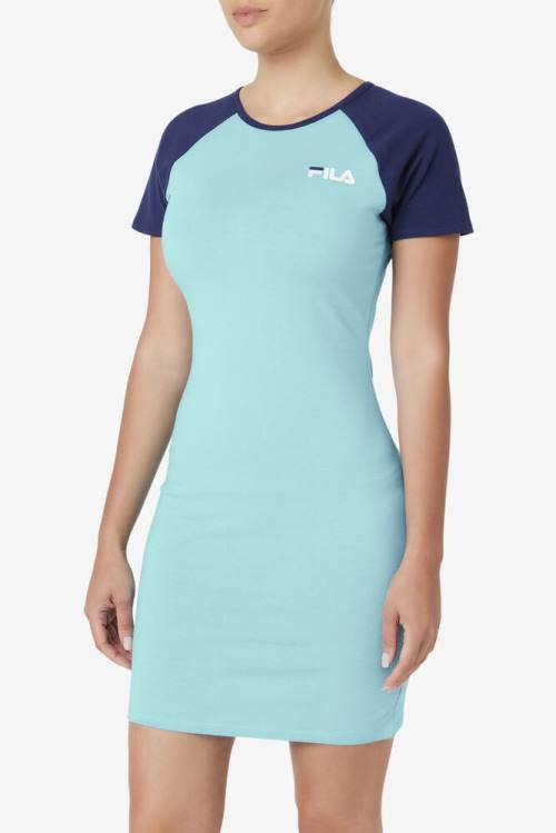 Fila Kyra Naisten Mekko Vaaleansininen Laivastonsininen | Fila380BZ