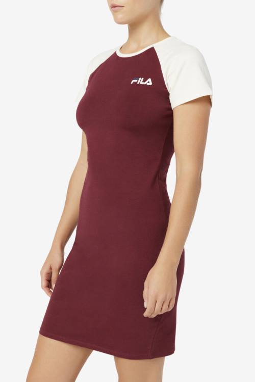 Fila Kyra Naisten Mekko Viininpunainen | Fila321NF