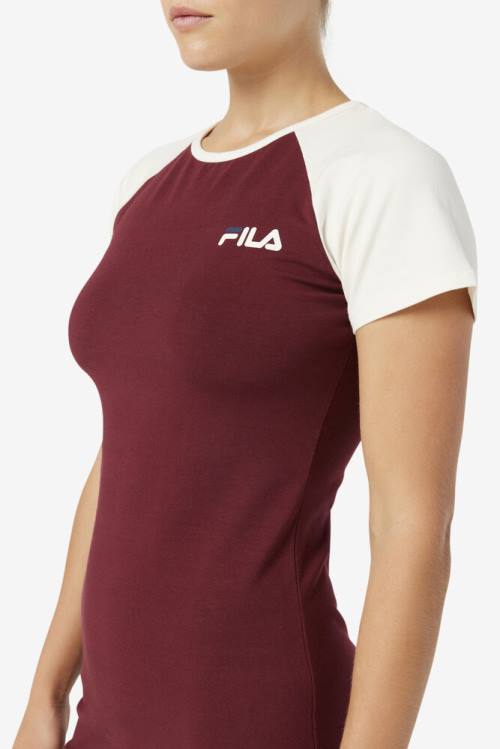 Fila Kyra Naisten Mekko Viininpunainen | Fila321NF