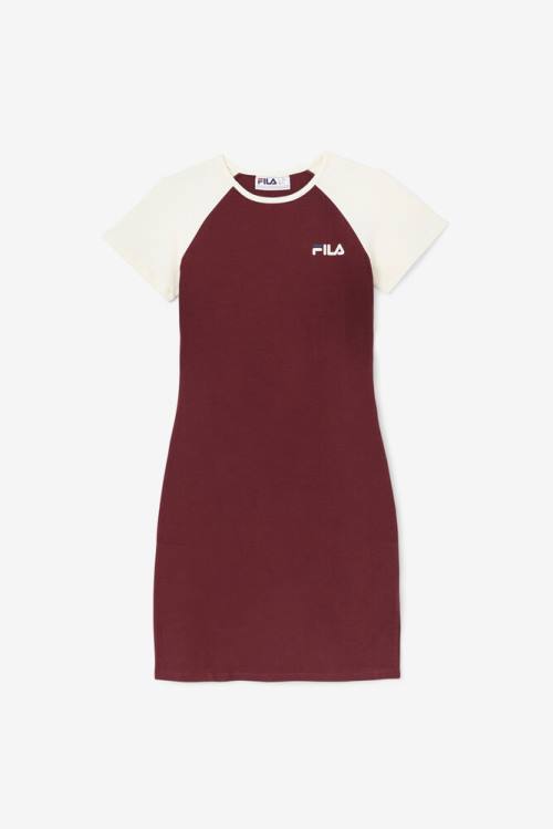 Fila Kyra Naisten Mekko Viininpunainen | Fila321NF