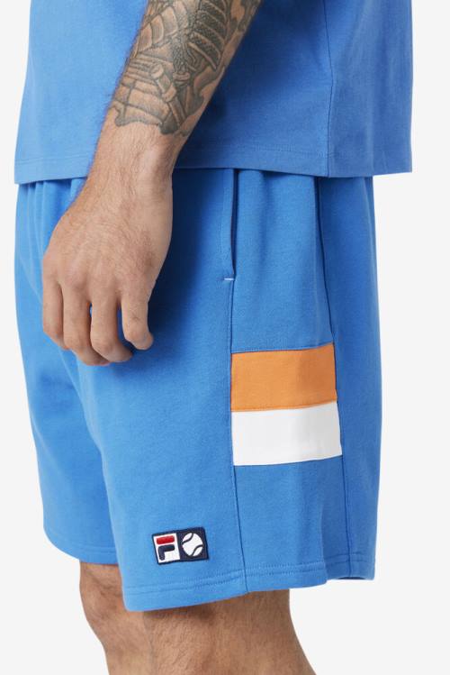 Fila Langlen Miesten Shortsit Sininen Valkoinen Koralli Pinkki | Fila612GW
