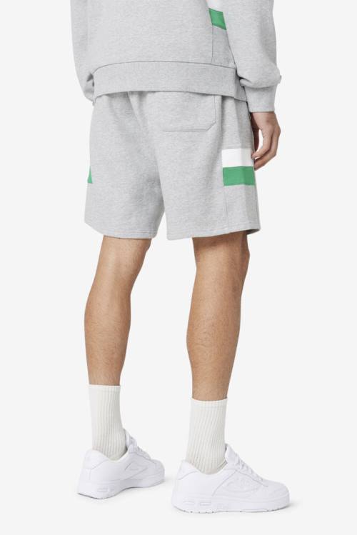 Fila Langlen Miesten Shortsit Vaaleanharmaat Valkoinen | Fila703HZ