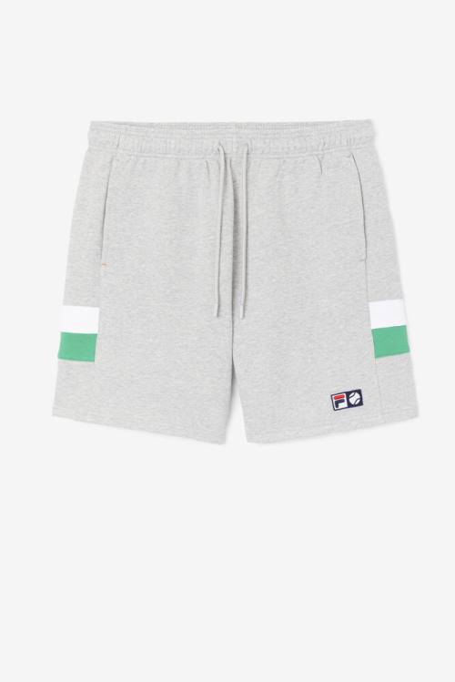 Fila Langlen Miesten Shortsit Vaaleanharmaat Valkoinen | Fila703HZ