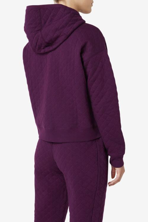 Fila Leilani Quilted Naisten Takki Viininpunainen | Fila371JU