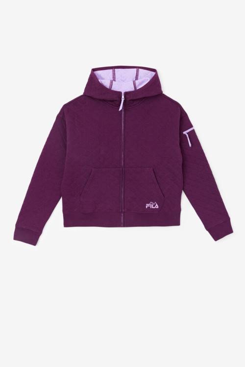 Fila Leilani Quilted Naisten Takki Viininpunainen | Fila371JU