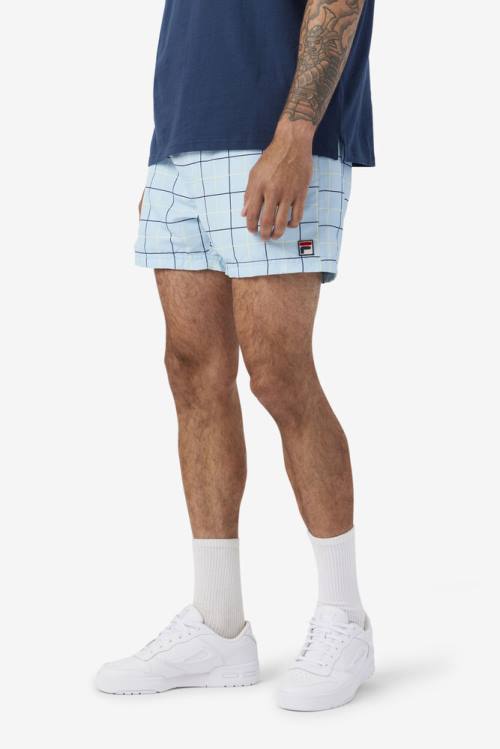 Fila Linecall Swim Miesten Shortsit Sininen Laivastonsininen Keltainen | Fila736PN