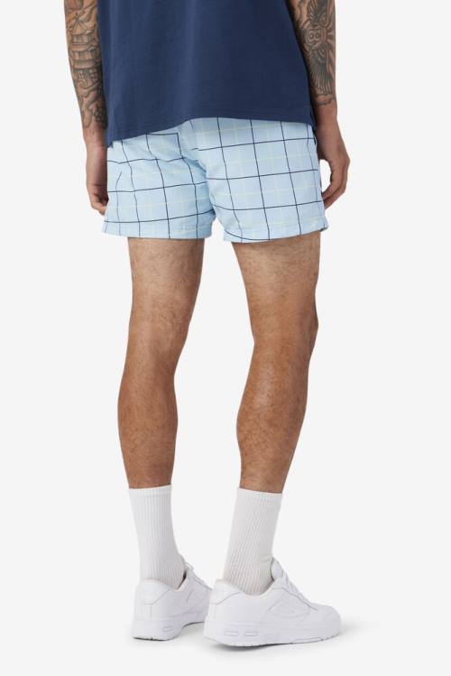 Fila Linecall Swim Miesten Shortsit Sininen Laivastonsininen Keltainen | Fila736PN