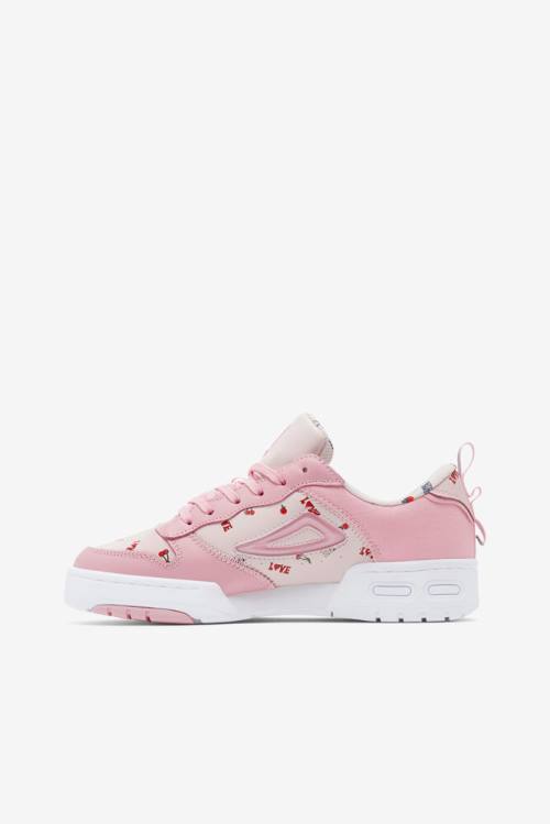 Fila Lnx-100 Chain Stitch Naisten Tennarit Koralli Pinkki Valkoinen | Fila649NE
