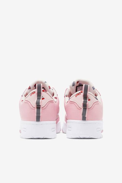 Fila Lnx-100 Chain Stitch Naisten Tennarit Koralli Pinkki Valkoinen | Fila649NE