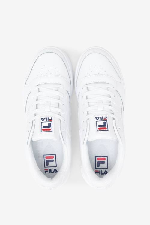Fila Lnx-100 Miesten Tennarit Valkoinen Laivastonsininen Punainen | Fila415MC