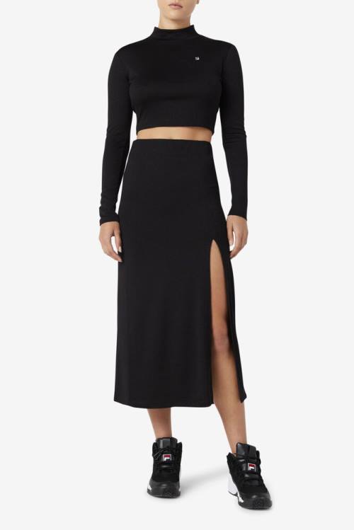 Fila Londyn Midi Naisten Hameet Mustat | Fila190ET