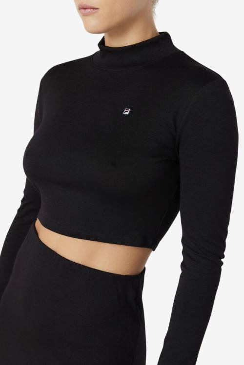 Fila Luise Turtleneck Naisten Topit Mustat | Fila361HM