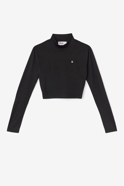 Fila Luise Turtleneck Naisten Topit Mustat | Fila361HM