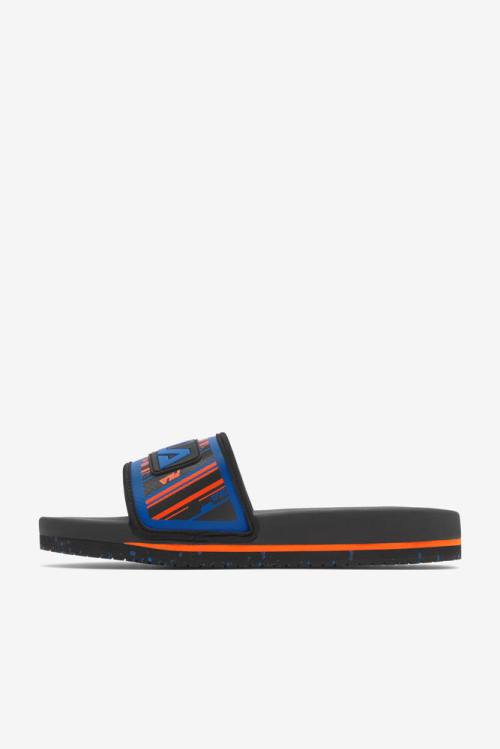 Fila Lunar Miesten Rantasandaalit Mustat Sininen Punainen Oranssi | Fila268NO