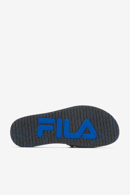 Fila Lunar Miesten Rantasandaalit Mustat Sininen Punainen Oranssi | Fila268NO