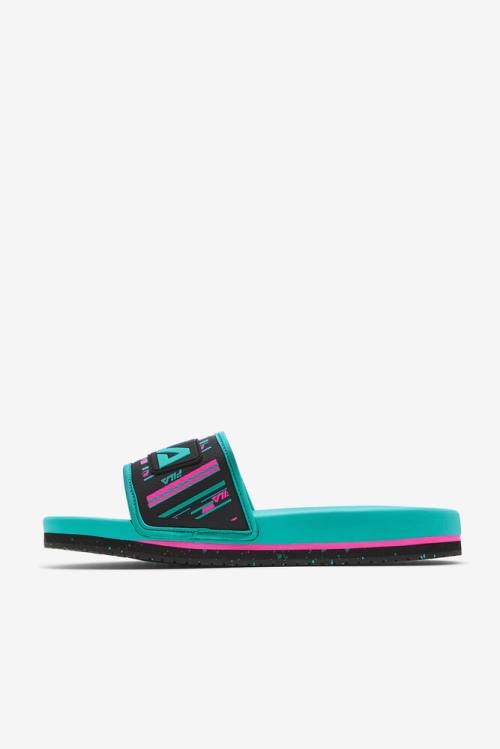 Fila Lunar Miesten Rantasandaalit Mustat Pinkki | Fila862RY