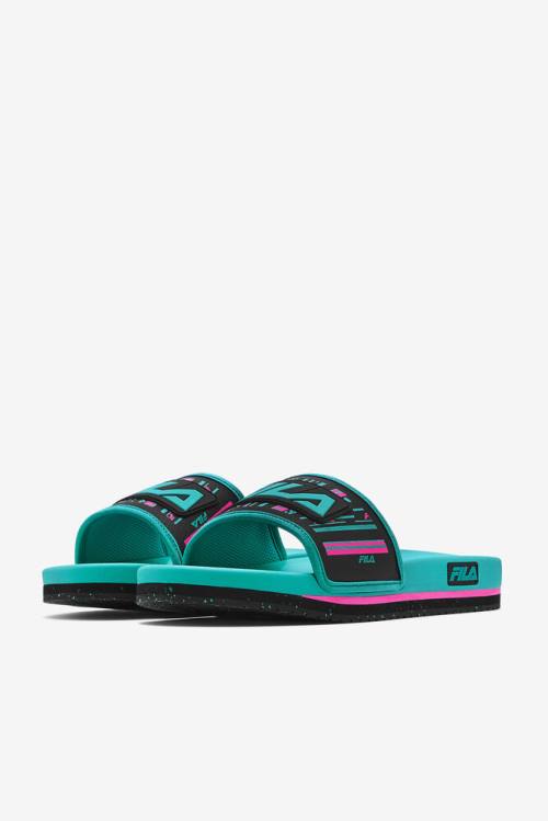 Fila Lunar Miesten Rantasandaalit Mustat Pinkki | Fila862RY