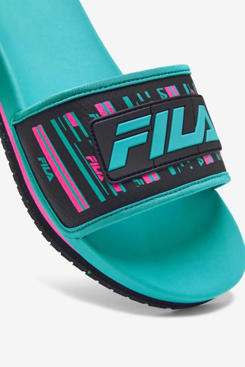 Fila Lunar Miesten Rantasandaalit Mustat Pinkki | Fila862RY