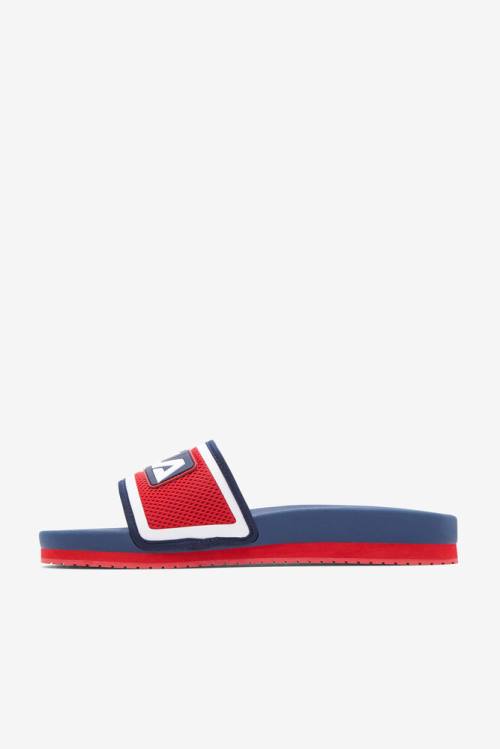 Fila Lunar Miesten Rantasandaalit Sininen Punainen Valkoinen | Fila862DR