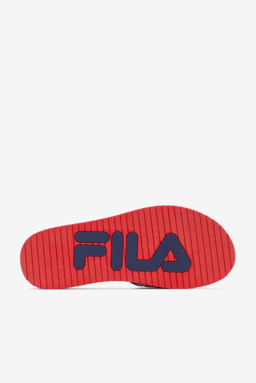 Fila Lunar Miesten Rantasandaalit Sininen Punainen Valkoinen | Fila862DR