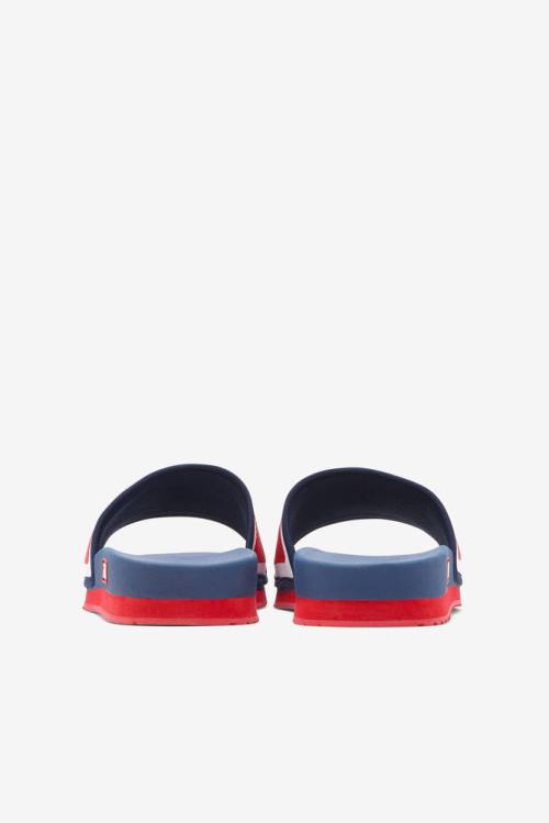 Fila Lunar Miesten Rantasandaalit Sininen Punainen Valkoinen | Fila862DR