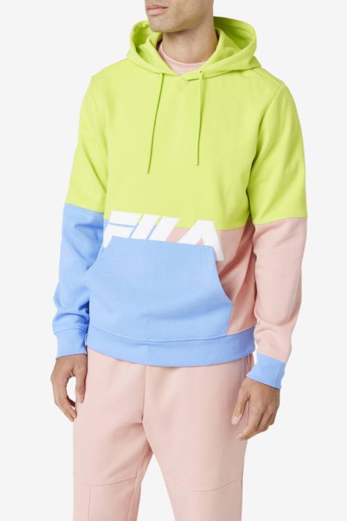 Fila Madu Miesten Huppari Vaaleanvihreä Sininen Koralli | Fila924ZJ