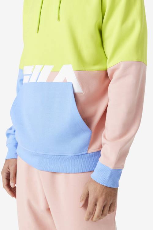 Fila Madu Miesten Huppari Vaaleanvihreä Sininen Koralli | Fila924ZJ