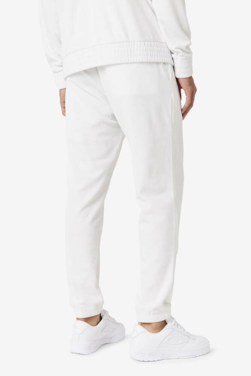 Fila Mansur Velour Miesten Housut Valkoinen Vihreä Punainen | Fila428CN