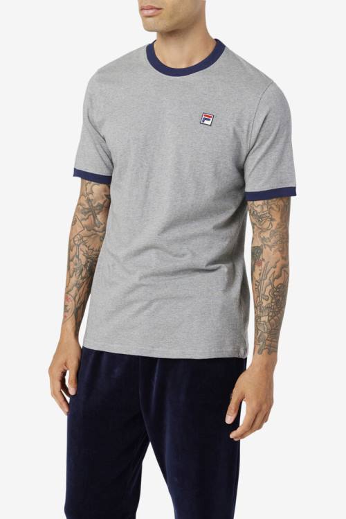 Fila Marconi Ringer Tee Miesten T Paidat Laivastonsininen | Fila649ZQ