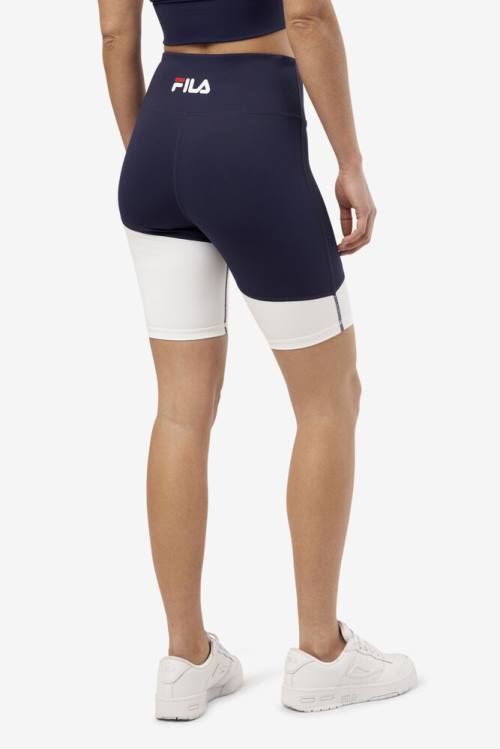 Fila Marley Bike Naisten Shortsit Laivastonsininen | Fila124MH