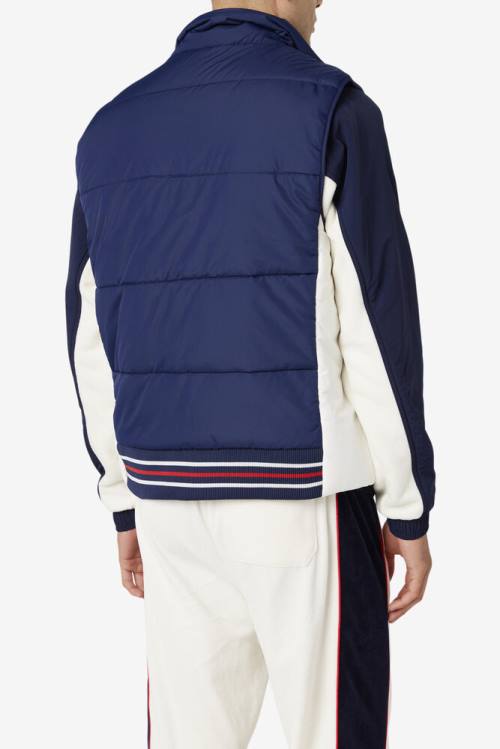 Fila Matias Vest Miesten Takki Laivastonsininen | Fila530TG