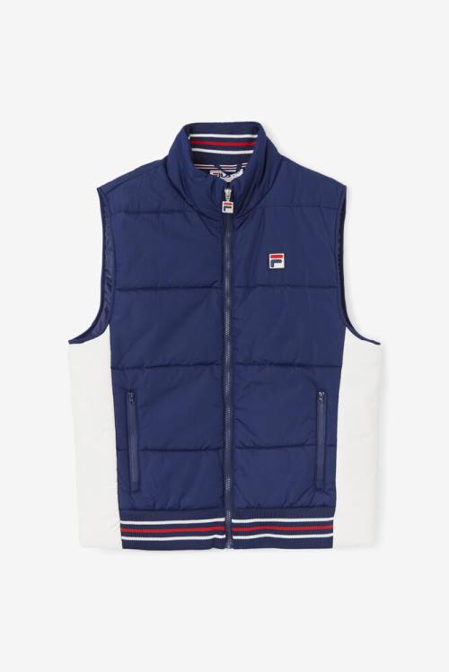 Fila Matias Vest Miesten Takki Laivastonsininen | Fila530TG
