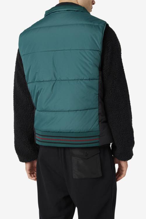 Fila Matias Vest Miesten Takki Mustat | Fila372YP