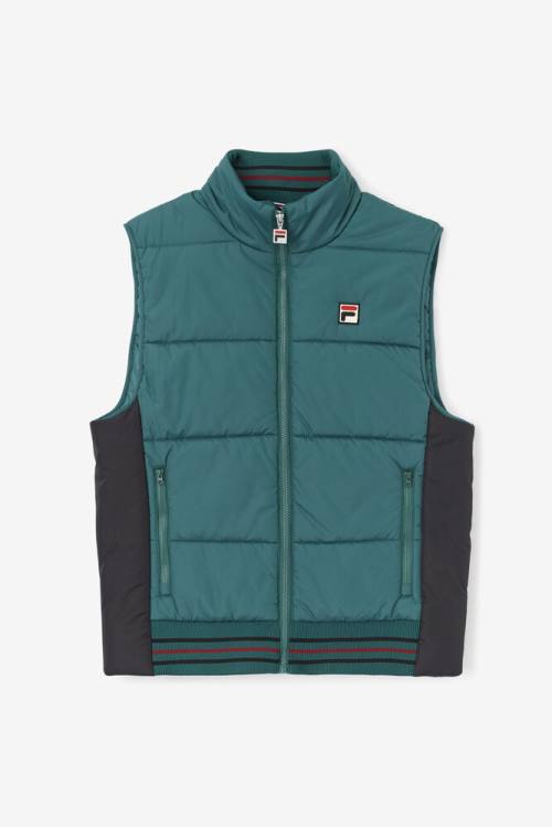 Fila Matias Vest Miesten Takki Mustat | Fila372YP
