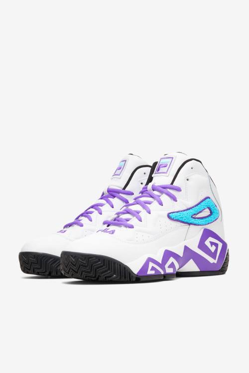 Fila Mb Chenille Miesten Tennarit Valkoinen Violetit | Fila592DA