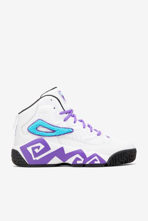 Fila Mb Chenille Miesten Tennarit Valkoinen Violetit | Fila592DA