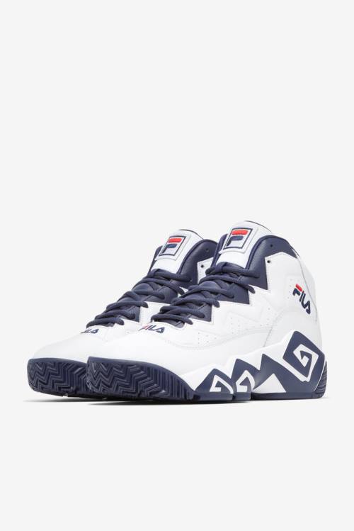 Fila Mb Miesten Tennarit Valkoinen Laivastonsininen Punainen | Fila320FH