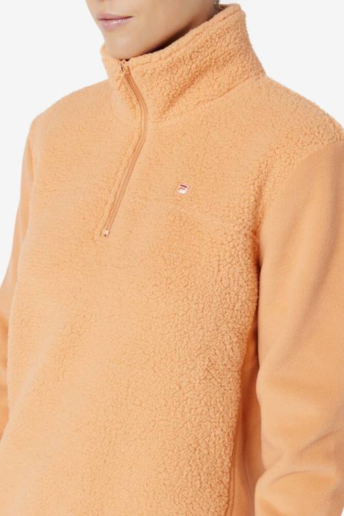 Fila Meadow Quarter Zip Pullover Naisten Puserot Oranssi | Fila824SU