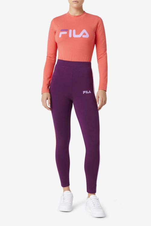 Fila Mercy Naisten Leggingsit Viininpunainen | Fila703IT