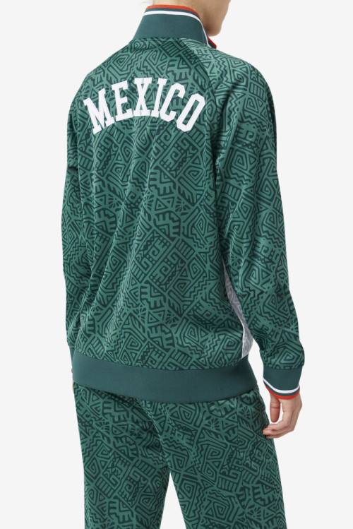 Fila Mexico Track Miesten Takki Valkoinen Punainen | Fila905XC