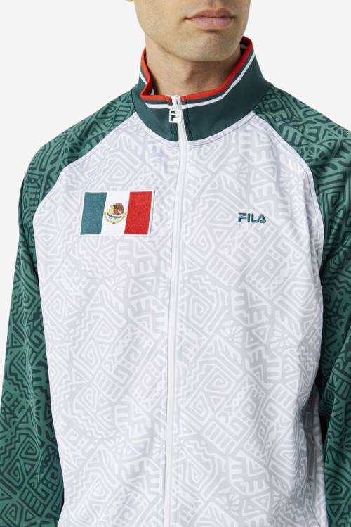 Fila Mexico Track Naisten Takki Valkoinen Punainen | Fila395XB