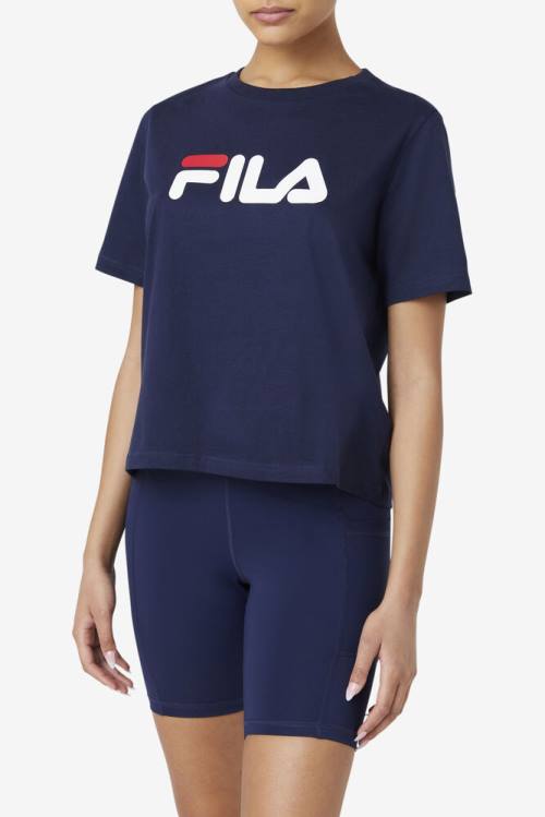 Fila Miss Eagle Tee Naisten T Paidat Laivastonsininen Punainen Valkoinen | Fila016UQ