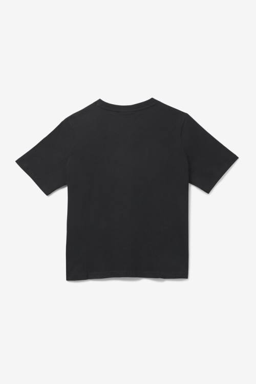 Fila Miss Eagle Tee Naisten T Paidat Mustat Valkoinen Pinkki | Fila672ER