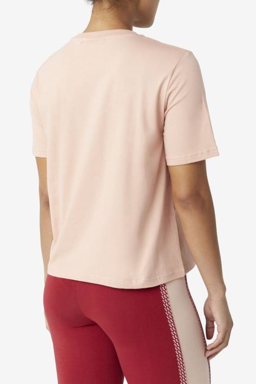Fila Miss Eagle Tee Naisten T Paidat Pinkki Syvä | Fila184KH