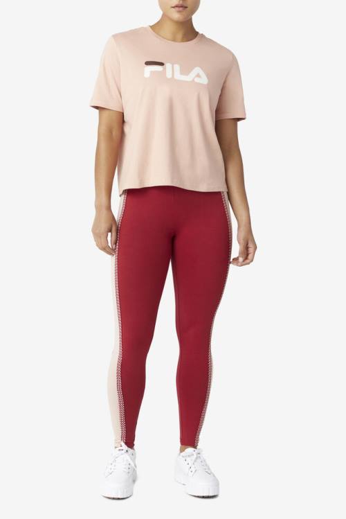 Fila Miss Eagle Tee Naisten T Paidat Pinkki Syvä | Fila184KH