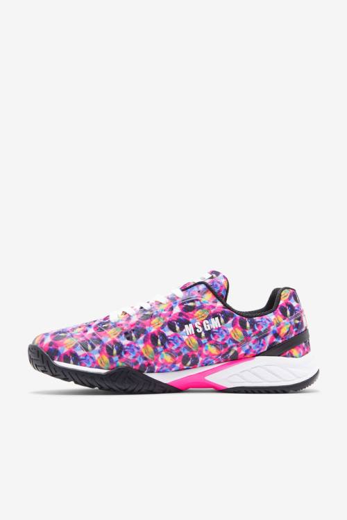 Fila Msgm X Axilus 2 Energized Miesten Tenniskengät Valkoinen Pinkki Monivärinen | Fila146DU