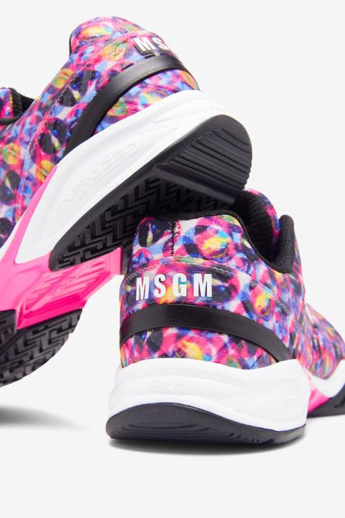 Fila Msgm X Axilus 2 Energized Miesten Tenniskengät Valkoinen Pinkki Monivärinen | Fila146DU