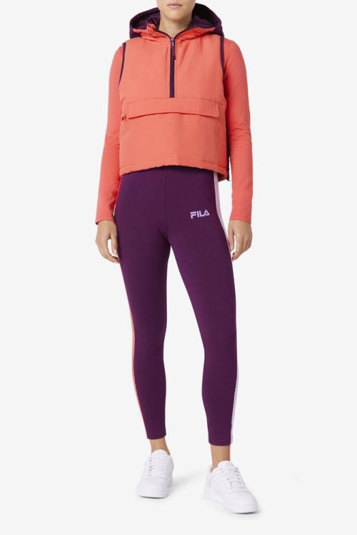 Fila Nevaeh Half Zip Vest Naisten Takki Punainen | Fila841QL