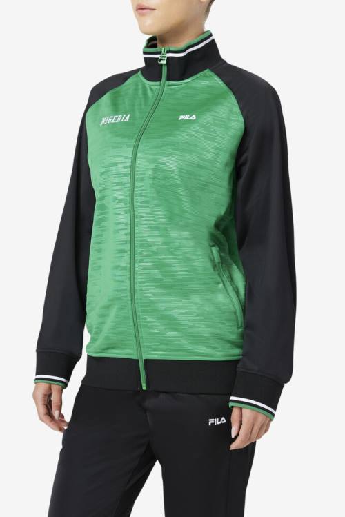 Fila Nigeria Track Naisten Takki Mustat Valkoinen | Fila643ZH